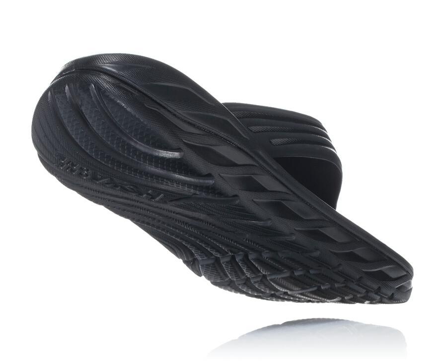 Sandale Hoka One One Ora Recovery Flip Homme - Noir - GER-809532